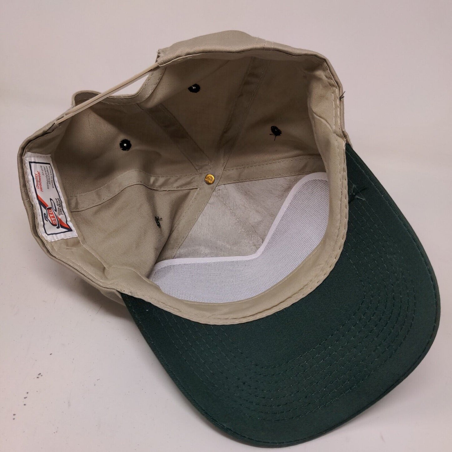 Otto Men's Snapback Hat Tan Green OSFM Embroidered United States Army Logo
