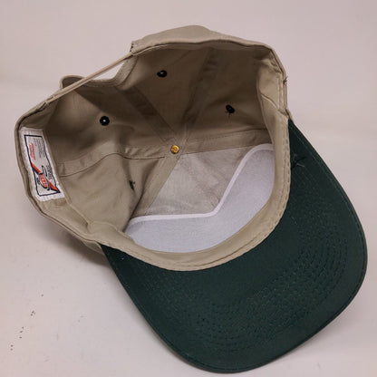Otto Men's Snapback Hat Tan Green OSFM Embroidered United States Army Logo