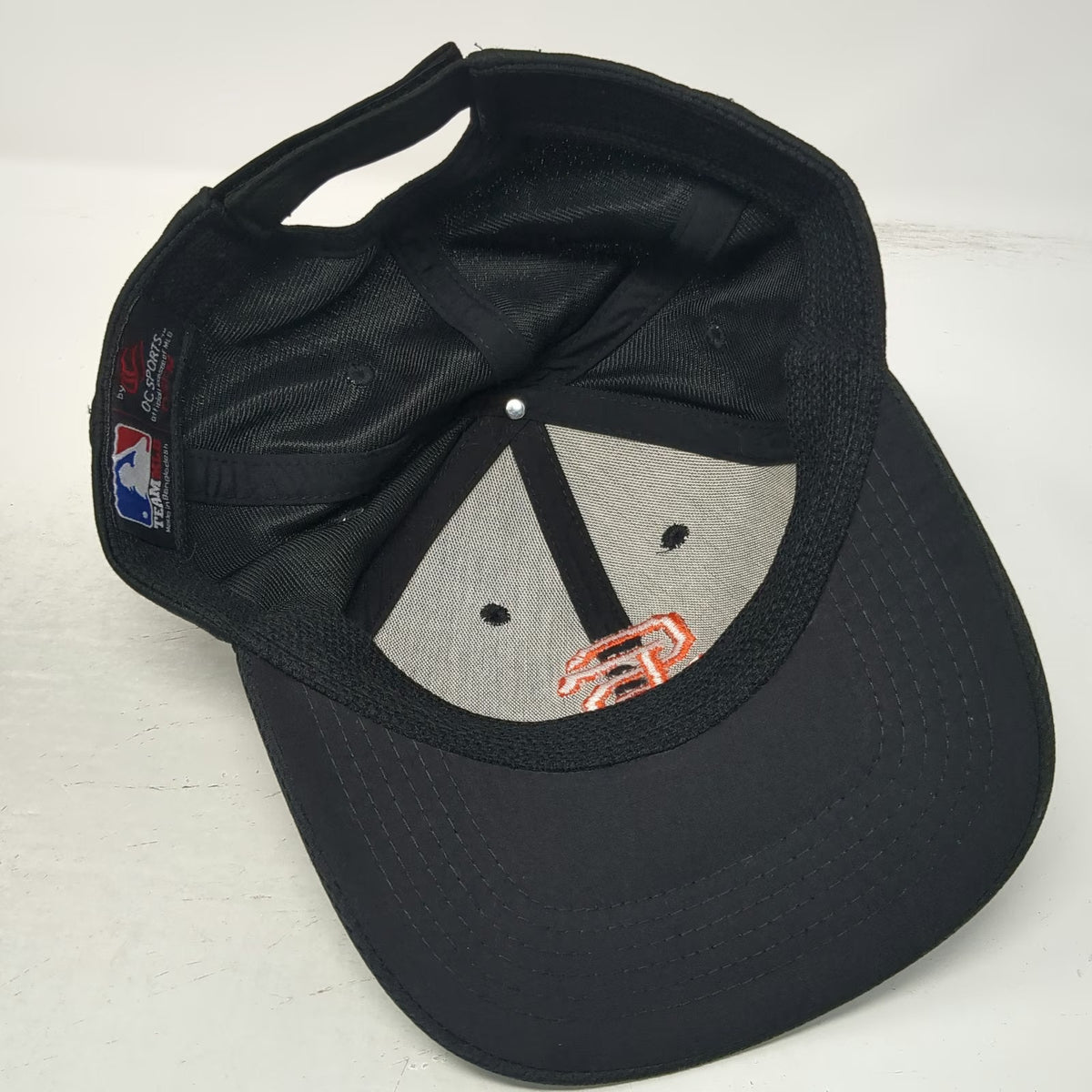 San Francisco Giants MLB OC Sports Baseball Cap Black One Size Strapback SF Hat