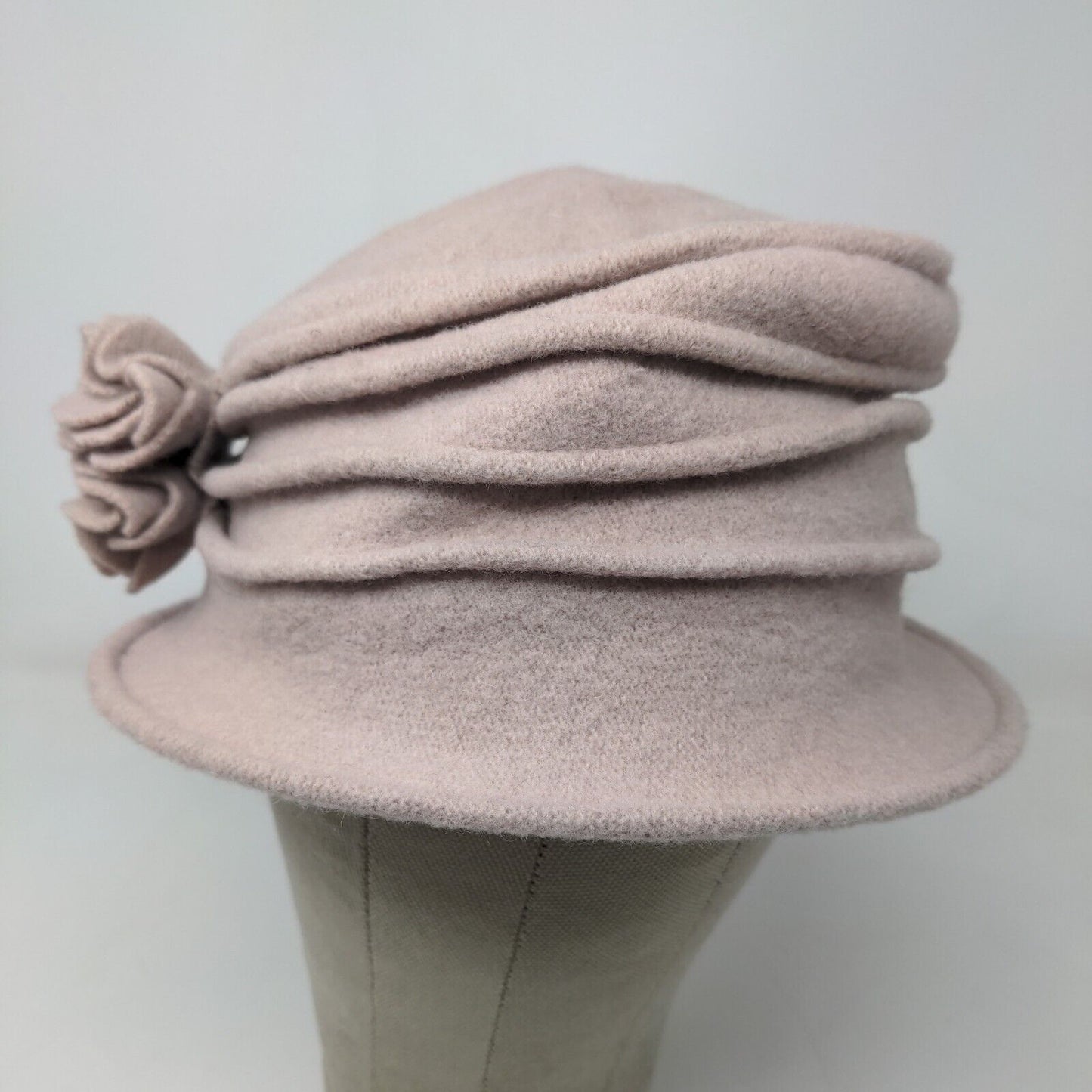 Scala Collezione Women's Knit Stacked Hat Tan Size OS 100% Wool Bow