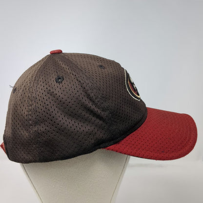 San Francisco 49ers NFL Reebok Cap Brown Red One Size Mesh Breathable Logo Hat