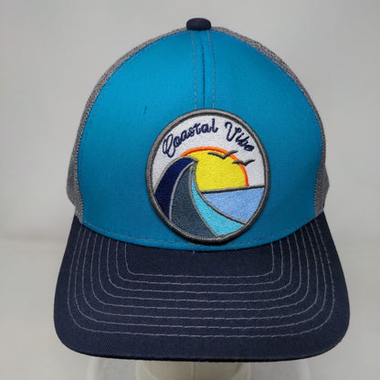 Coastal Vibe Patch Snapback Trucker Hat Multicolor OSFM Outdoor Cap