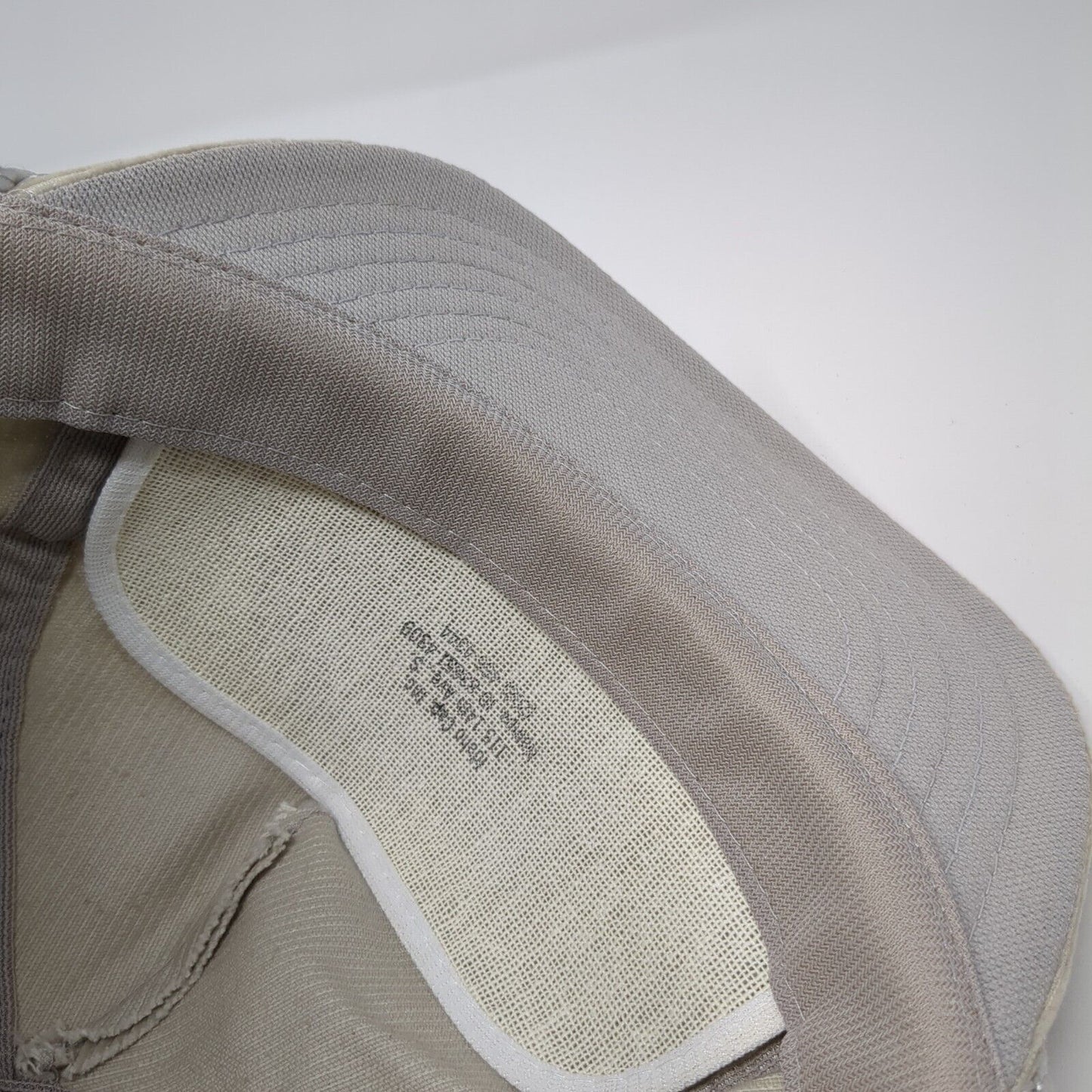 Pacific Recycling Snapback Hat Beige OS Adjustable Lightweight Corduroy Rope