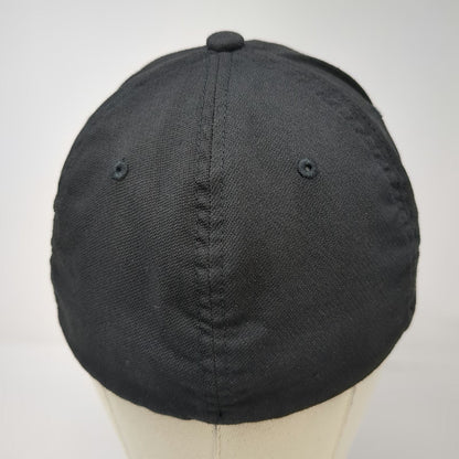 TravisMathew Baseball Cap Black XL Flexfit Rubber Patch California Design Hat