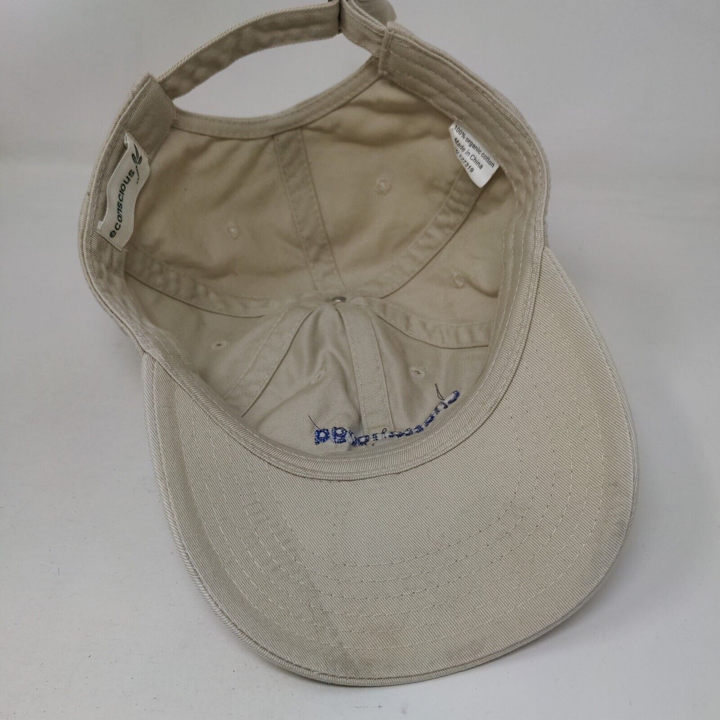 Chattanooga Mocs Slideback Hat Tan One Size Embroidered Econscious