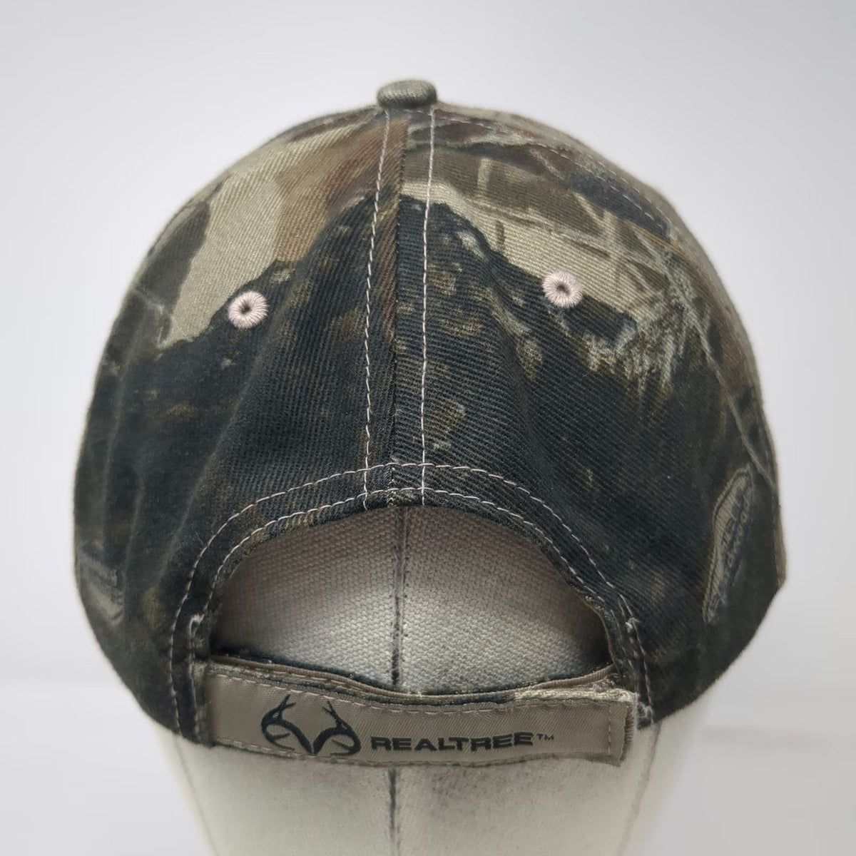 Kati Baseball Cap Green One Size Camo Logo Farm Bureau Financial Services Hat