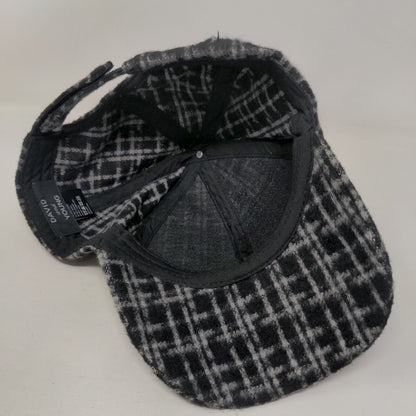 David And Young Strapback Hat Multicolor One Size Plaid 6 Panel