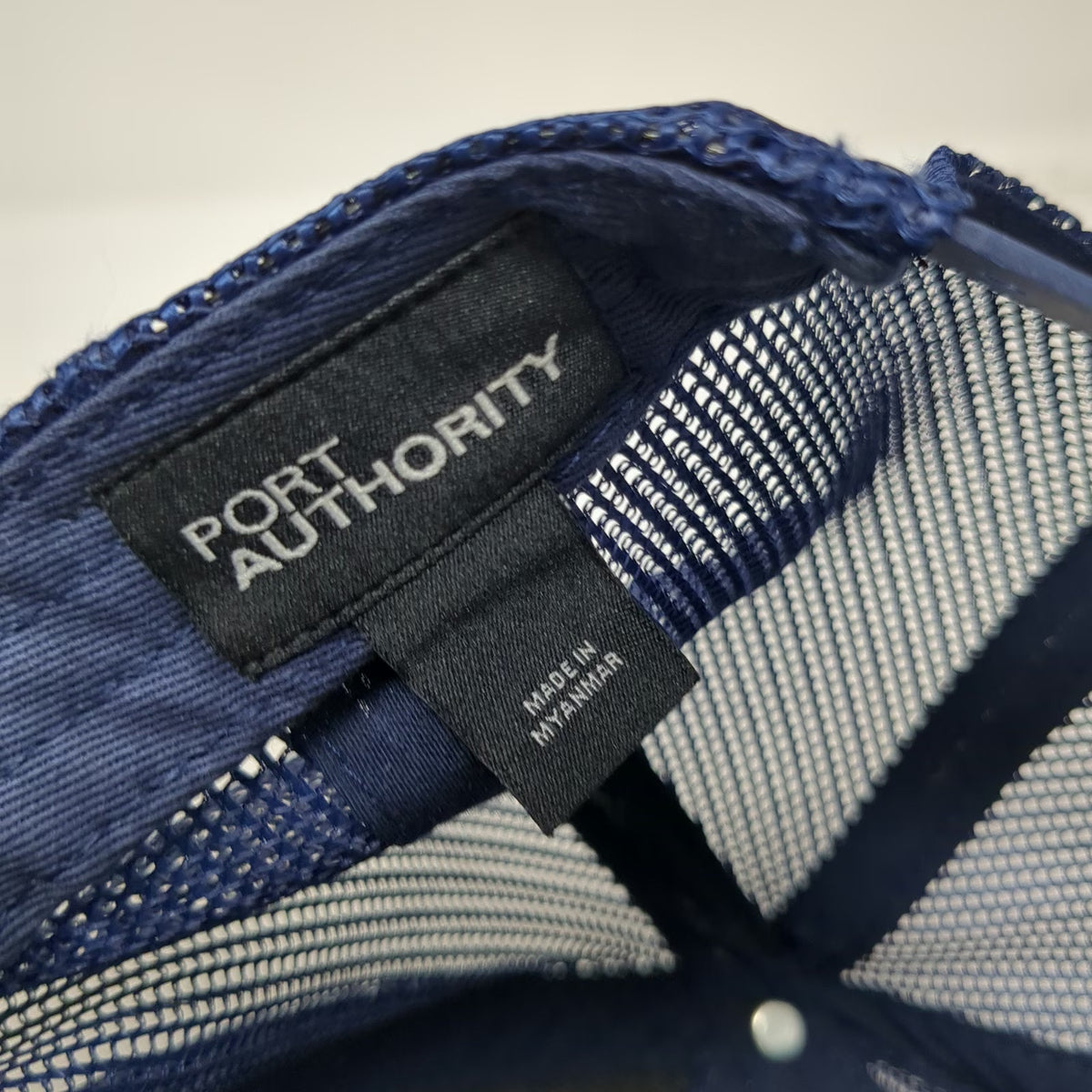 Port Authority Trucker Hat Gray Blue One Size Dunlap Hatchery Pick Up Chicks Hat