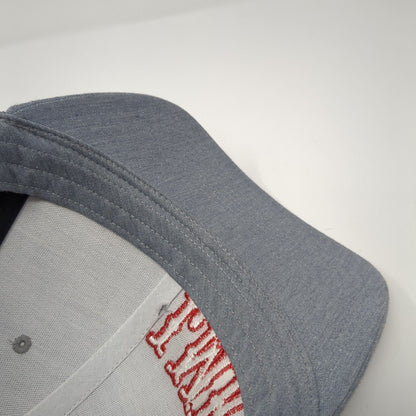 LMK Snapback Trucker Hat Gray OS Adjustable Embroidered Mesh Back Richardson