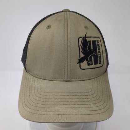 Hawktech Fitted Mesh Back Trucker Hat Brown L/XL Colorblock Richardson