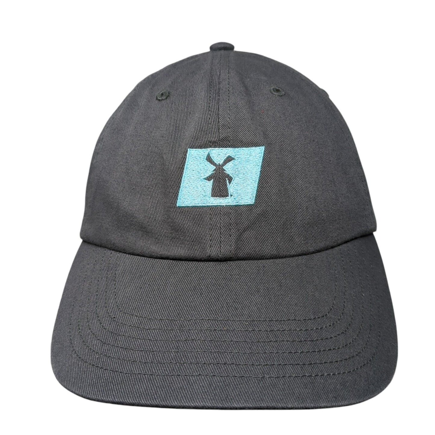 Cheers To The Wiseman Slideback Hat Gray One Size Adjustable Embroidered Cotton