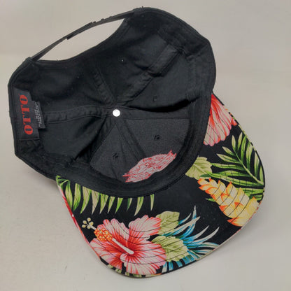 Koloa Surf Company Kauai Hawaii Snapback Hat Multicolor OSFM Floral Otto