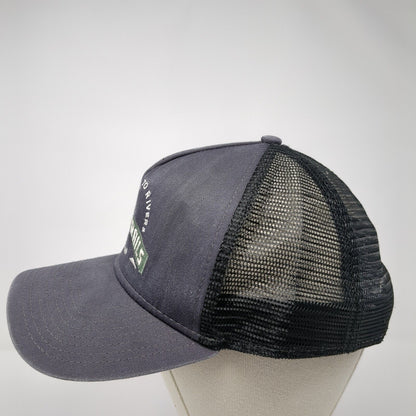 Happy Trails Snapback Trucker Hat Gray One Size Mesh Back New Era