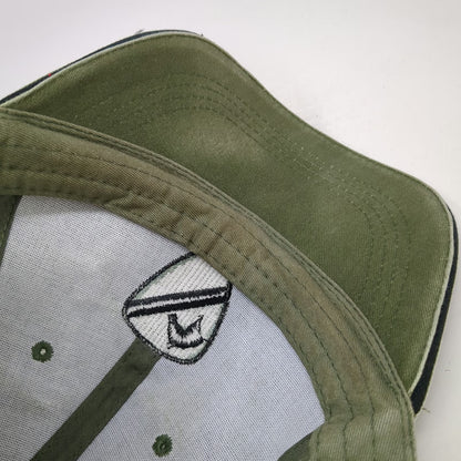 Eagle Crest Baseball Cap Green One Size 1st Cavalry Division Shield Army Hat