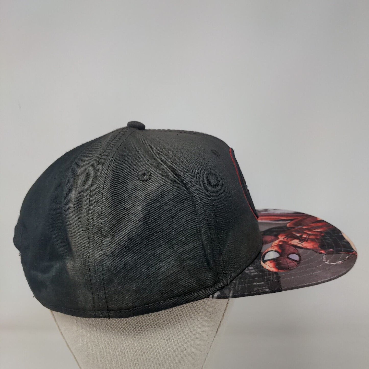 Spiderman Snapback Hat Multicolor OSFM Adjustable Marvel 6 Panel