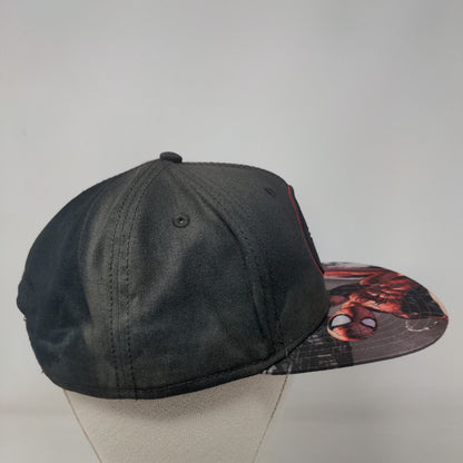 Spiderman Snapback Hat Multicolor OSFM Adjustable Marvel 6 Panel