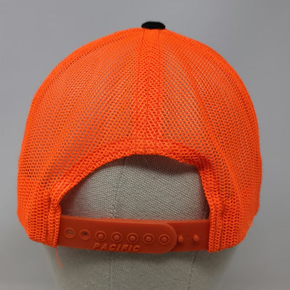Pacific Snapback Black Orange One Size Northwest Laborers Training Mesh Hat