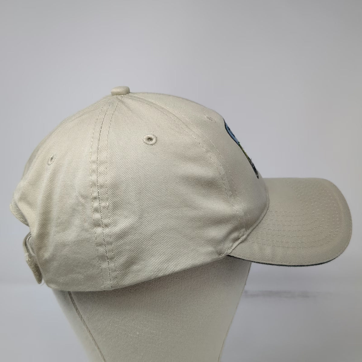 Port & Company Baseball Cap Beige One Size Ophir Utah Train Engine Strapback Hat