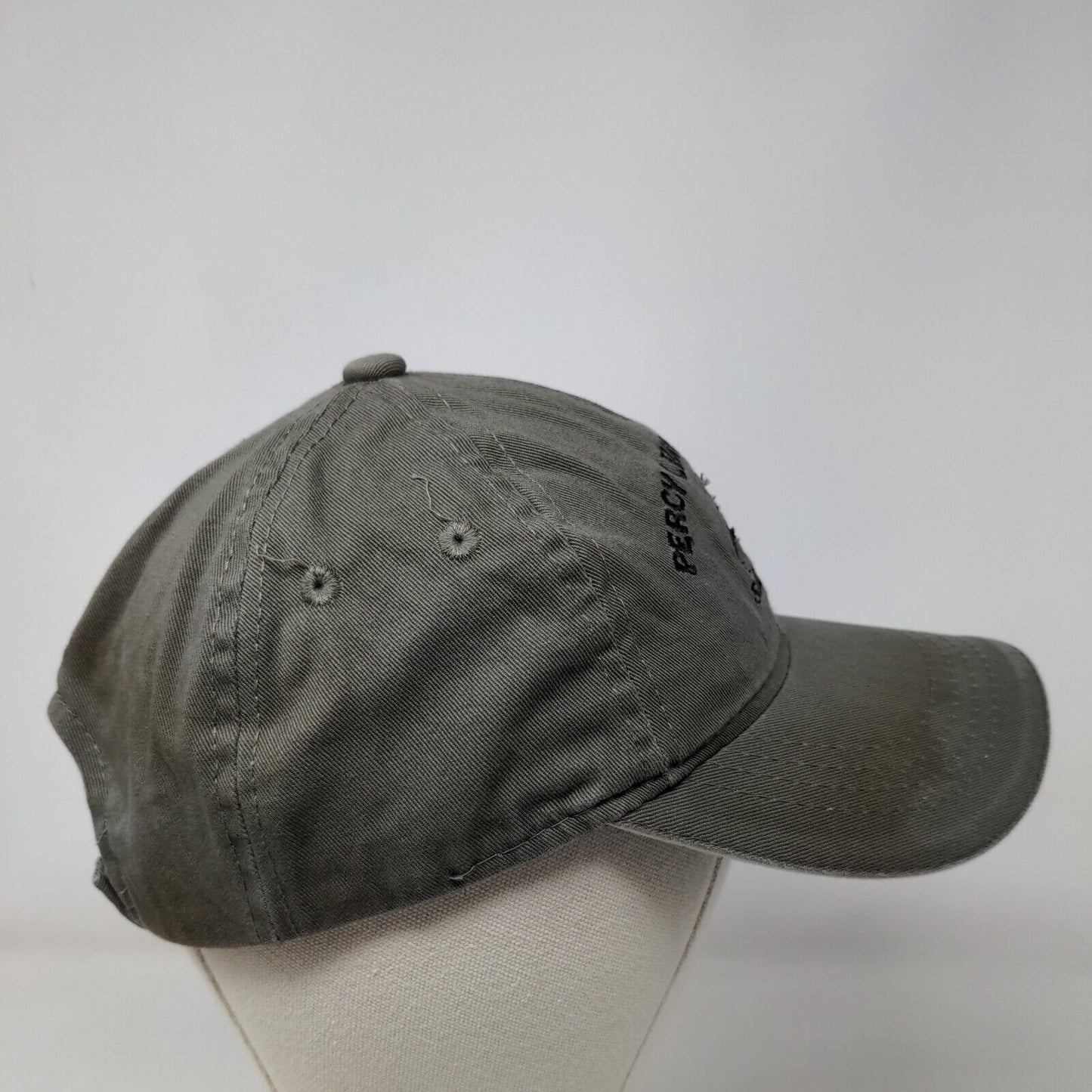 Percy Lewis Stables Horse Strapback Hat Brown OSFM Embroidered 6 Panel