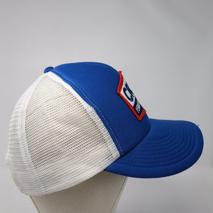 Crux Fermentation Project Snapback Trucker Hat Blue One Size Cobra