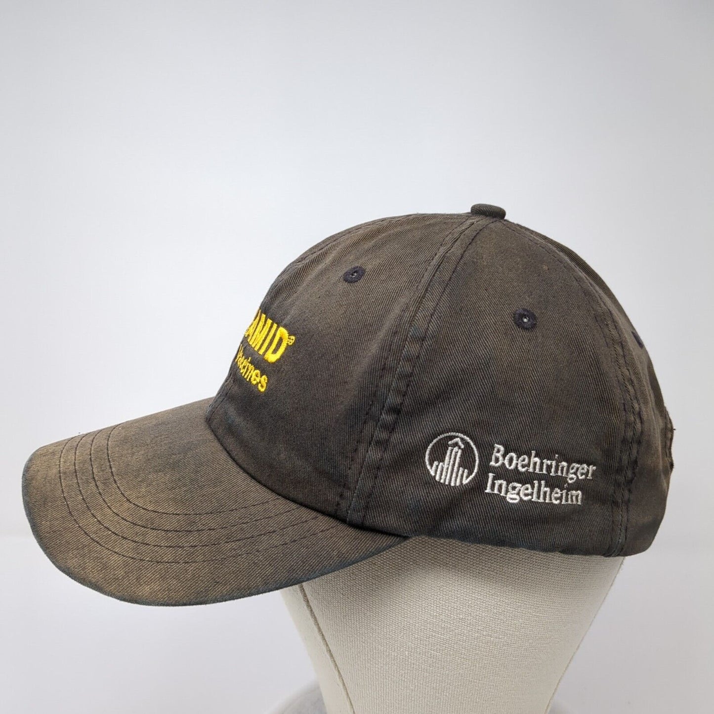 Pyramid MLV Vaccines Slideback Hat Black One Size Boehringer Ingelheim