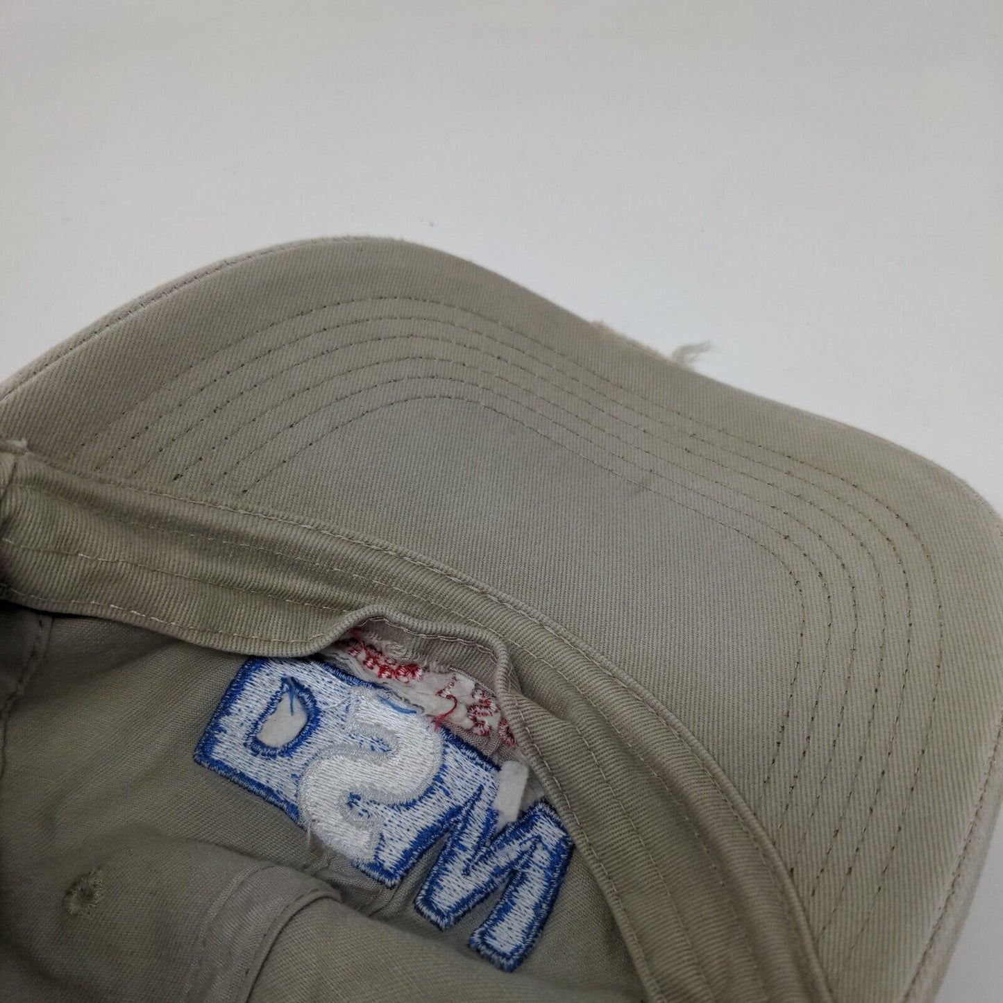 DSW Cutting Service Slideback Hat Tan One Size Embroidered 6 Panel Shiva