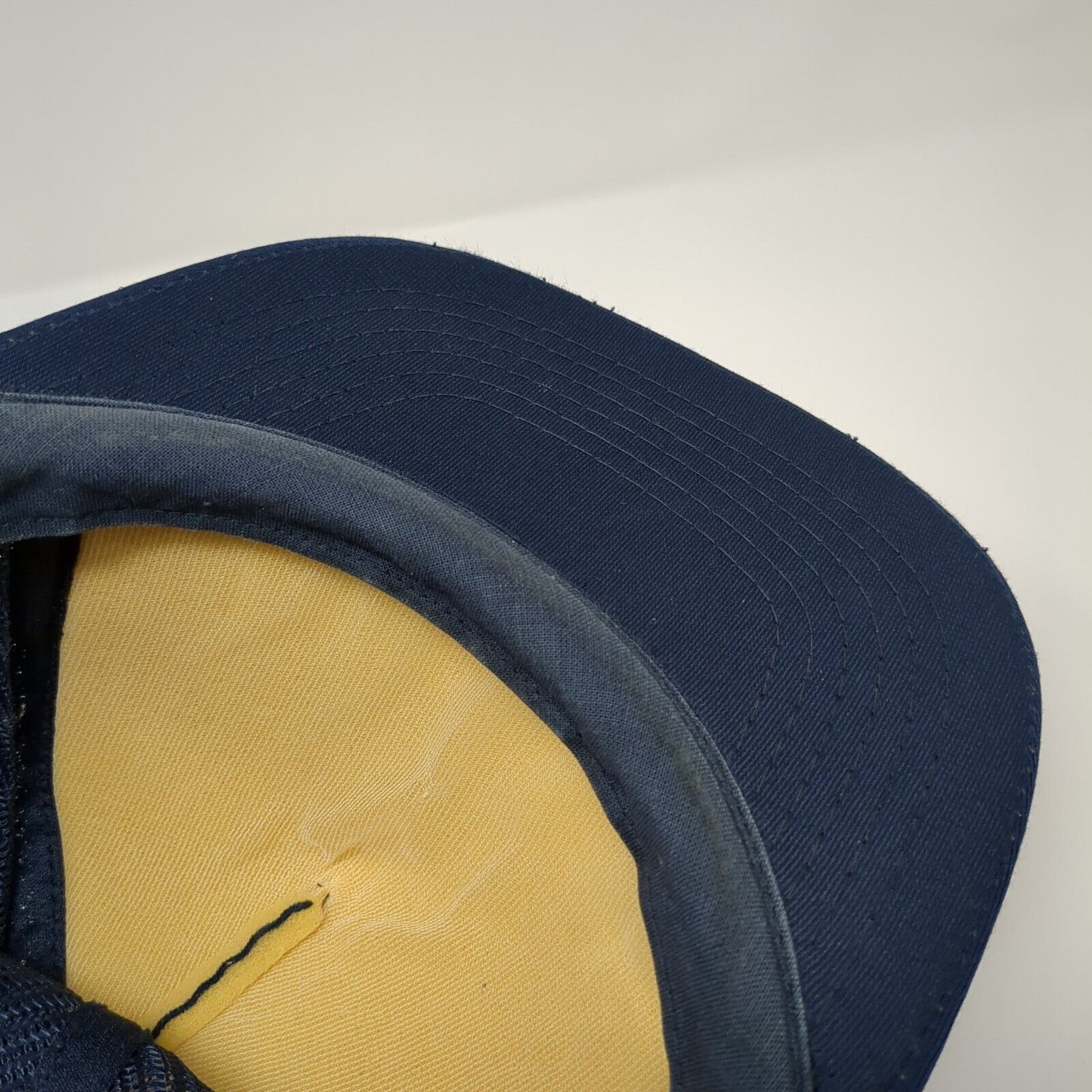 Union Pacific Steam Snapback Rope Trucker Hat Blue OSFA Mesh Back