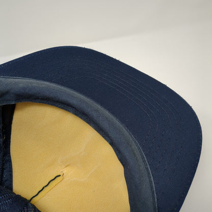 Union Pacific Steam Snapback Rope Trucker Hat Blue OSFA Mesh Back