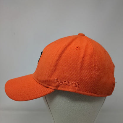 Reebok NHL Men's Strapback Hat Orange OSFA Embroidered Philadelphia Flyers Logo