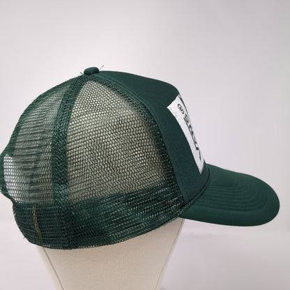 Vans Trucker Hat Green One Size Off The Wall Mesh Foam Snapback Graphic Rope