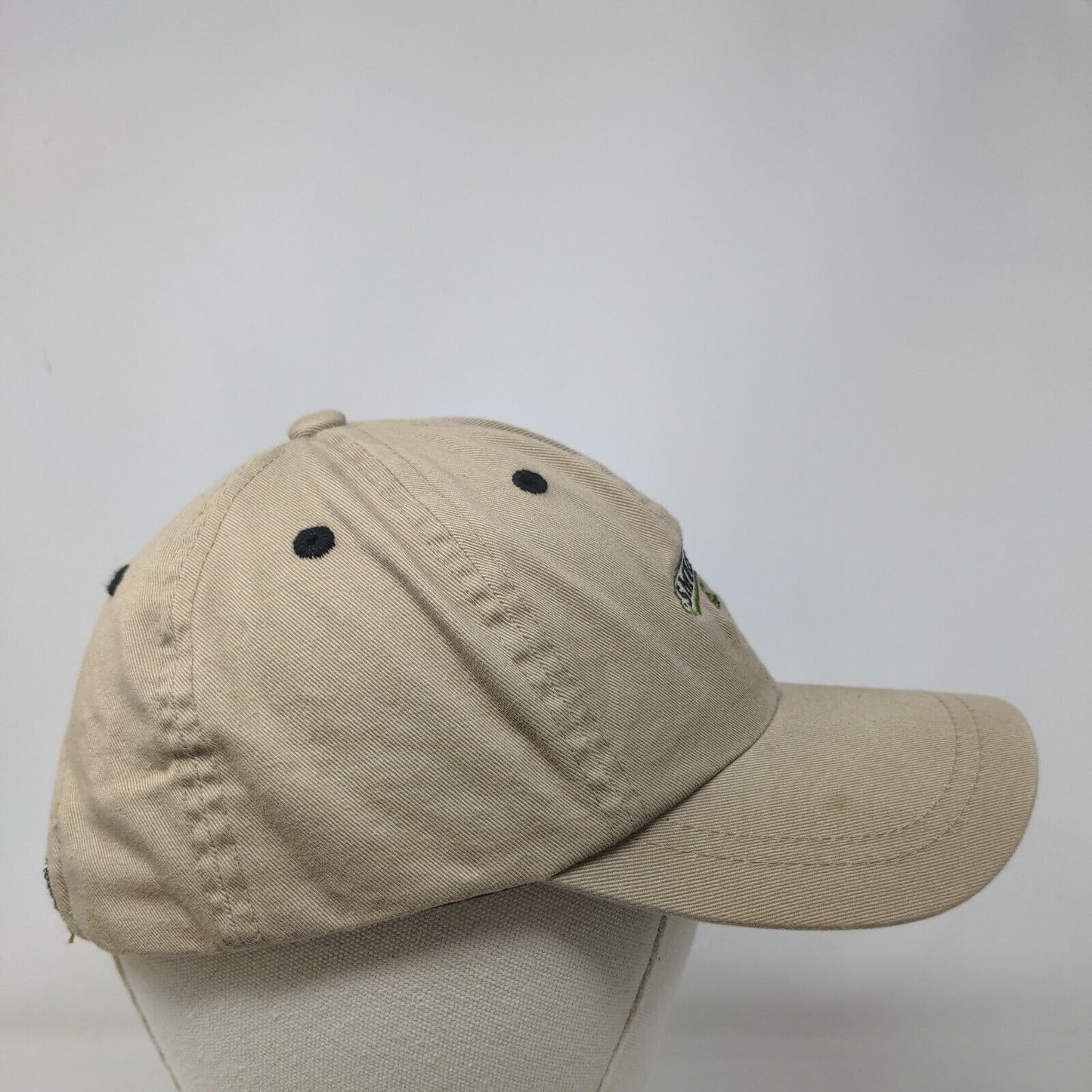 Smucker's Strapback Hat Brown One Size Embroidered Adjustable Imperial