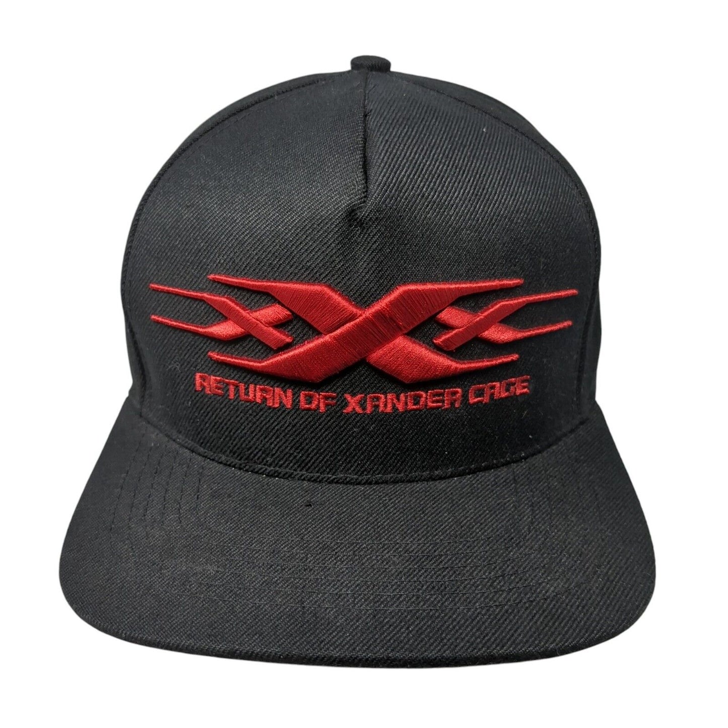 XXX Triple X Return of Xander Cage Movie Snapback Hat Black OSFA Embroidered