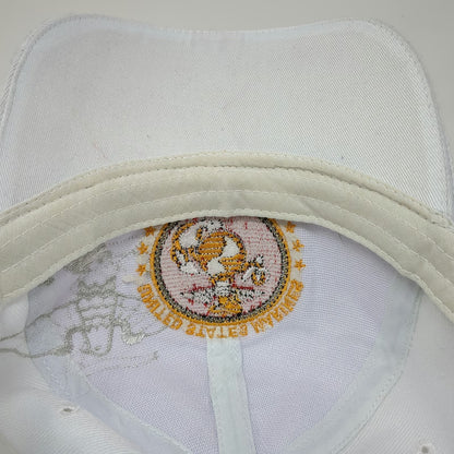 Golden Lion Baseball Cap White One Size USMC Marines EGA Strapback Military Hat