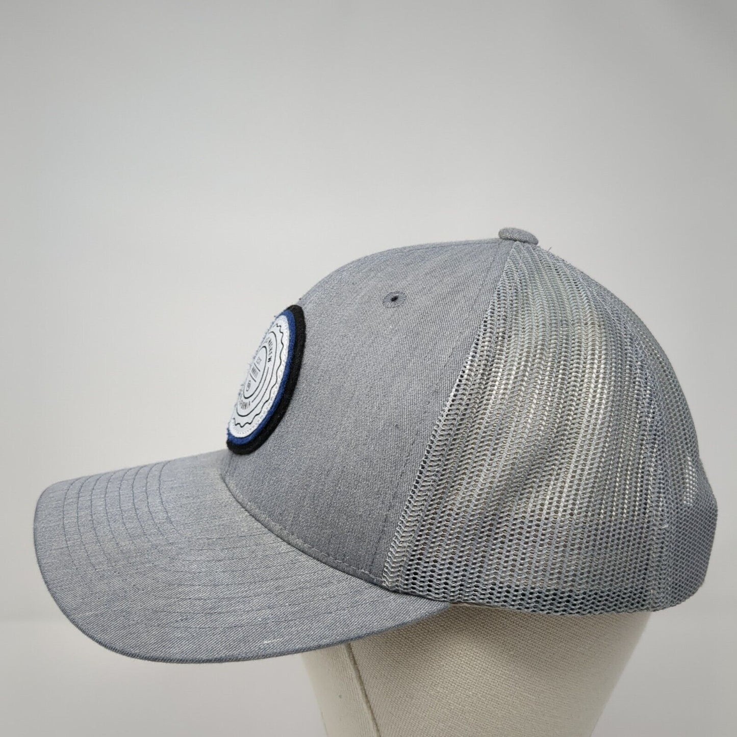 Travis Mathew California Patch Trucker Hat Gray One Size Mesh Back