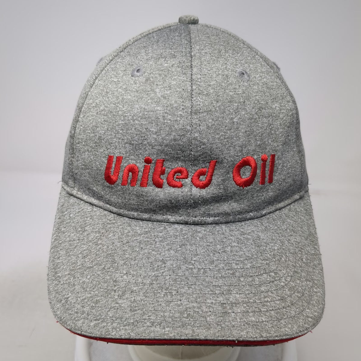 Sport-Tek Snapback Gray One Size United Oil Embroidery Sandwich Bill Hat