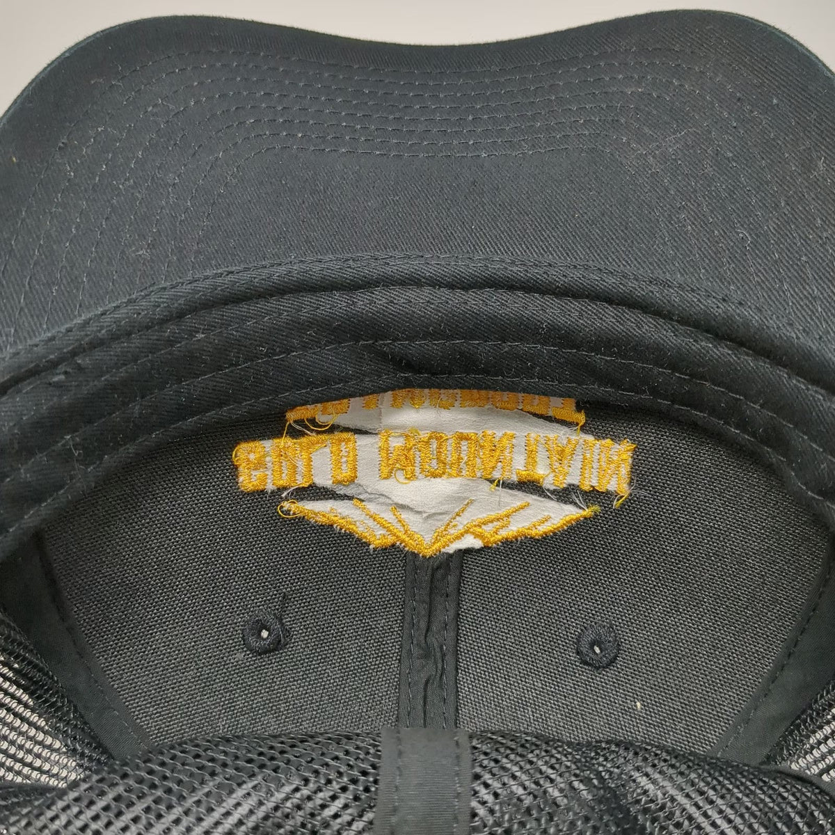 Port Authority Gold Mountain Transport Trucker Hat Black One Size Snapback