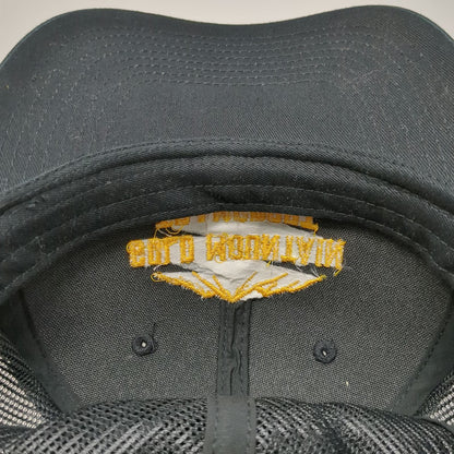 Port Authority Gold Mountain Transport Trucker Hat Black One Size Snapback