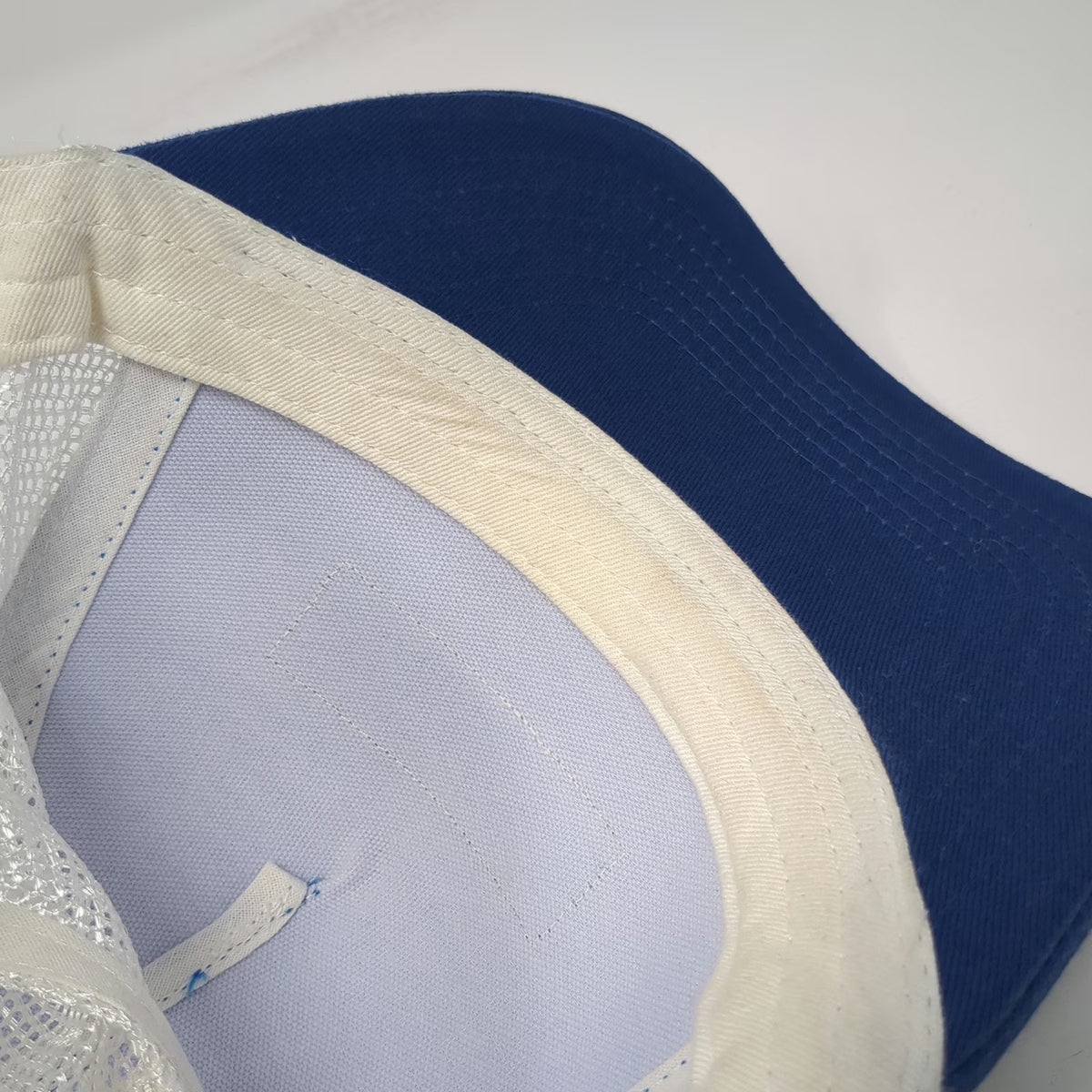 Alta 5 Panel Blue White One Size Hat Mesh Back Stripe Mountain Ski Strapback