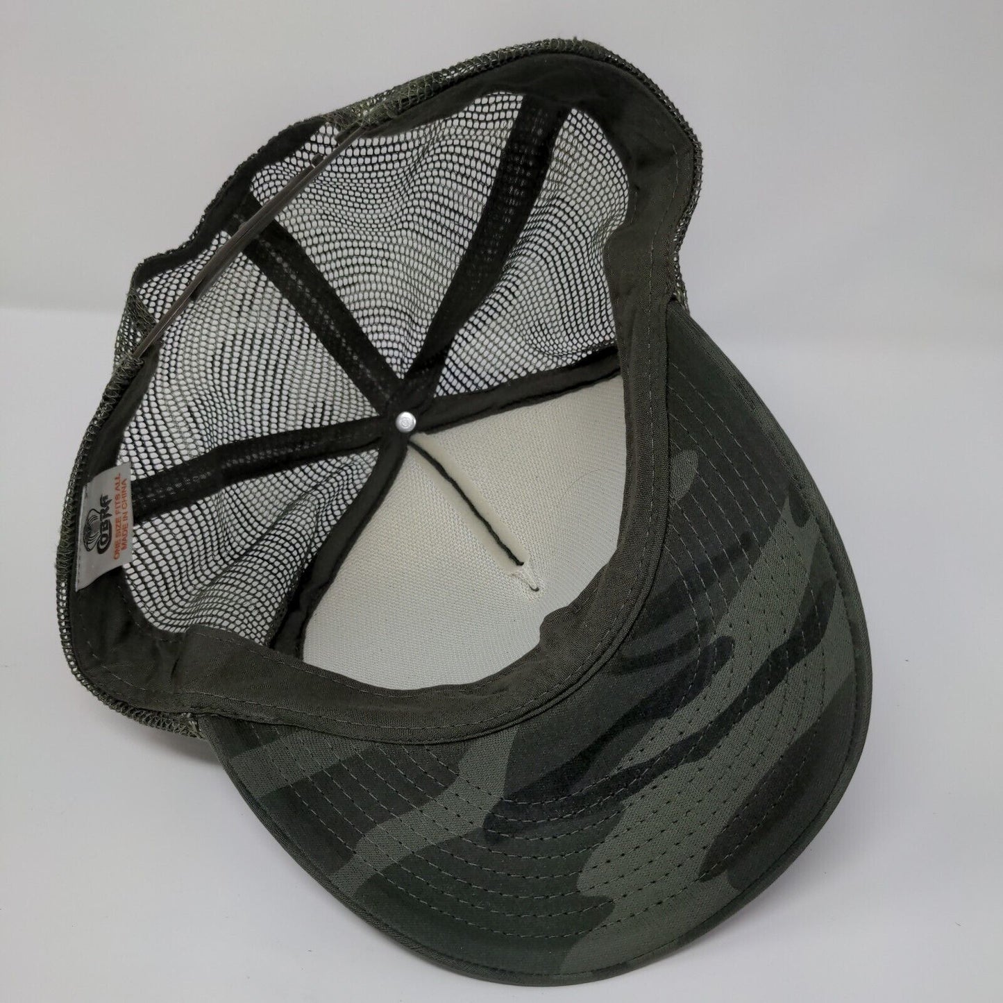 D'lights Posse Snapback Rope Trucker Hat Camo OSFA Mesh Back Cobra