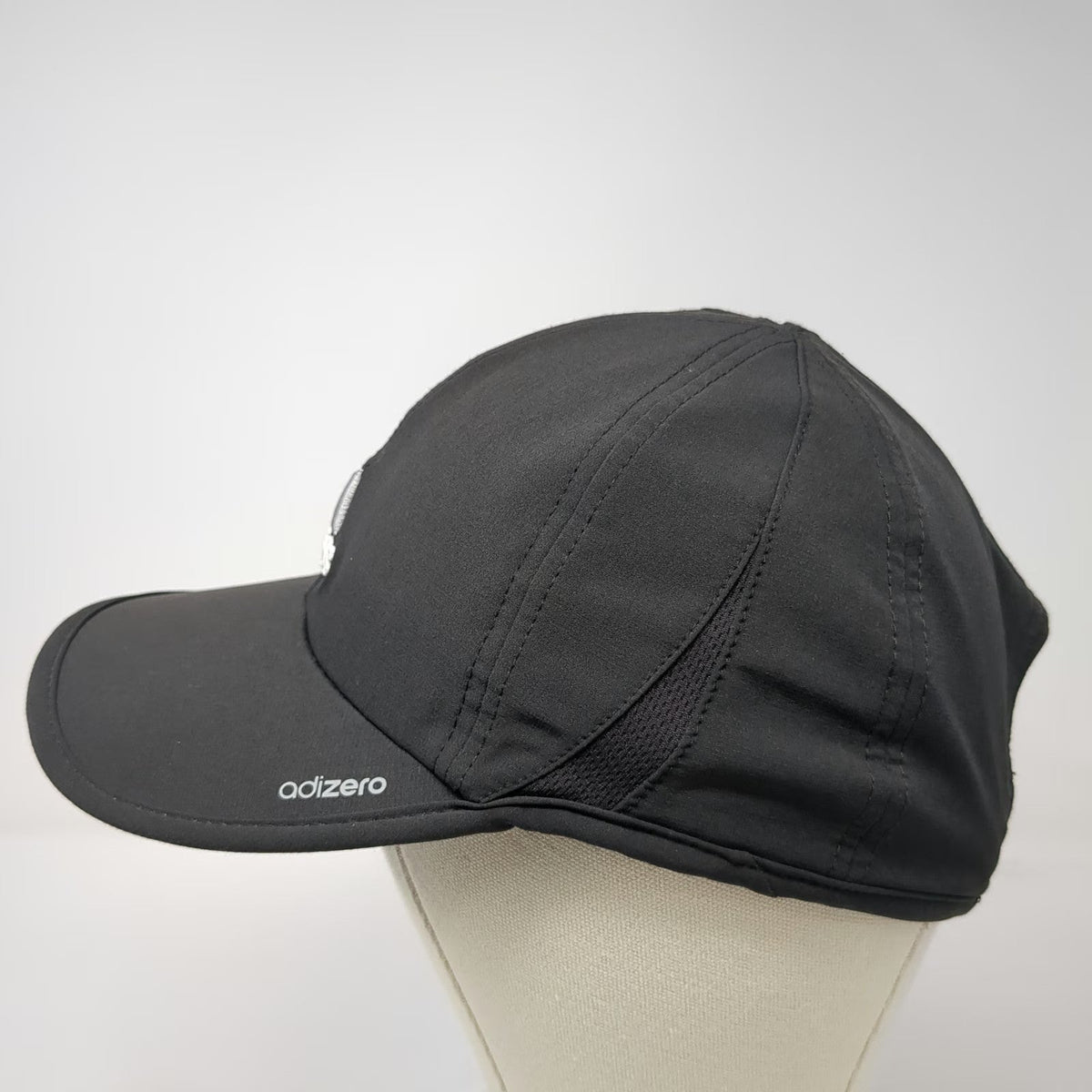 adidas Baseball Cap Black One Size adizero Performance Mesh Strapback Gray Hat