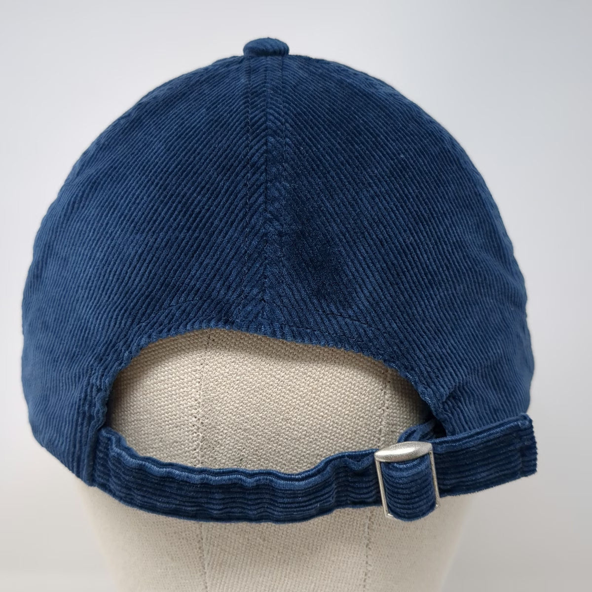 BDG Baseball Cap Blue One Size Corduroy Slideback Adjustable Plain Solid hat