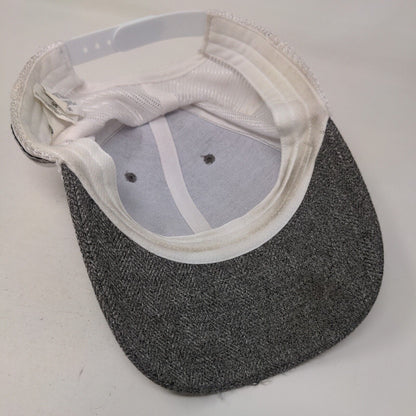 Columbia Snapback Trucker Hat Gray One Size Adjustable Mesh Back Polyester