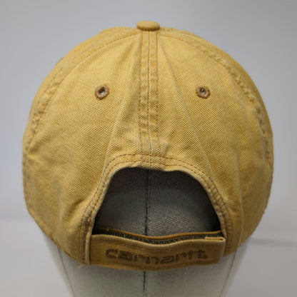 Carhartt Baseball Cap Brown One Size Canvas Patch Logo Embroidered Strapback Hat
