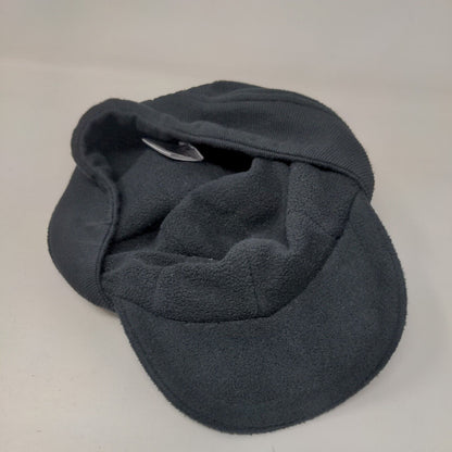 Unbranded Youth Trapper Hat Black Size 4-7 Fleece Quilted Black Polyester