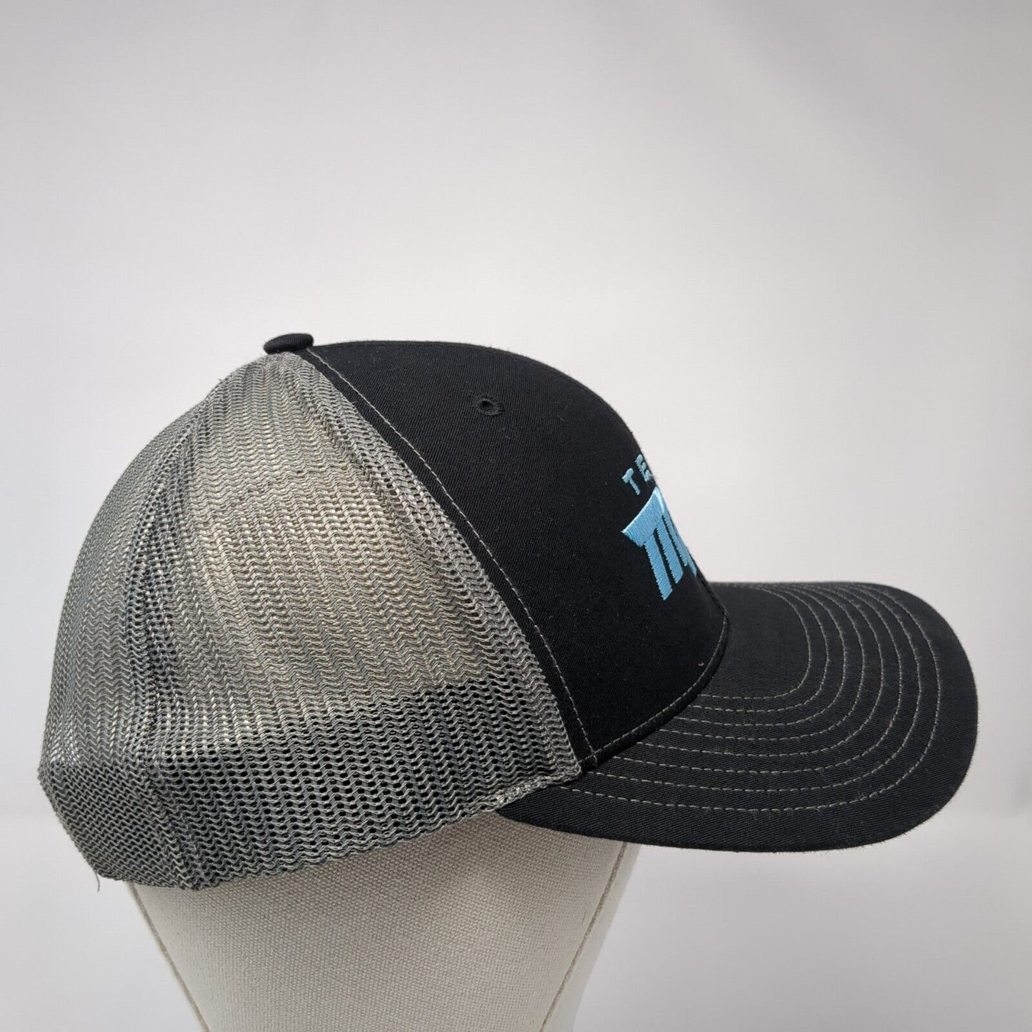 Team MPI Snapback Trucker Hat Black One Size Mesh Back Richardson