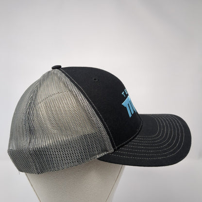 Team MPI Snapback Trucker Hat Black One Size Mesh Back Richardson