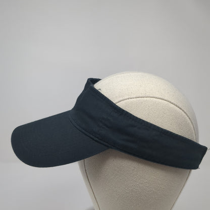 Port & Company Sun Visor Hat Black One Size Adjustable Lightweight Blank