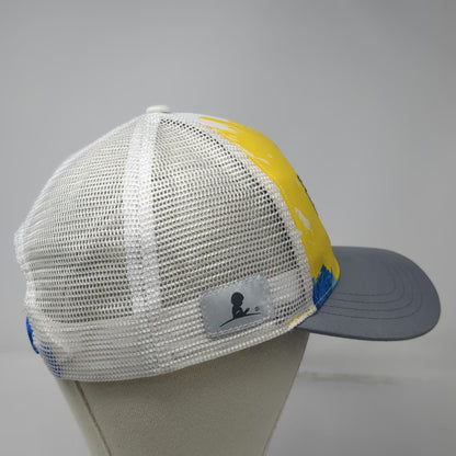 Boco Gear Trucker Hat Yellow Blue Gray One Size St Jude Walk Run Mesh Snapback