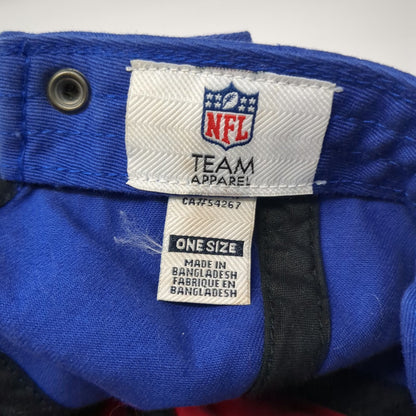 NFL Team Apparel NY Giants Baseball Cap Hat Red Blue White One Size Slideback
