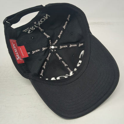 Srixon Baseball Cap Black One Size Slideback Embroidered Polyester Golf Hat